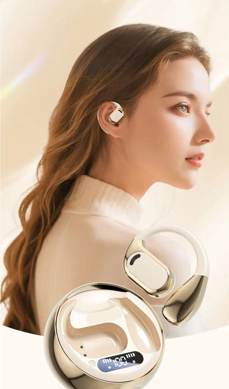 M76 AI Real Time Translation Earbuds OWS Non in Ear Bluetooth 5.4 Earphones with 144 Kinds Languages Simultaneous Interpretation