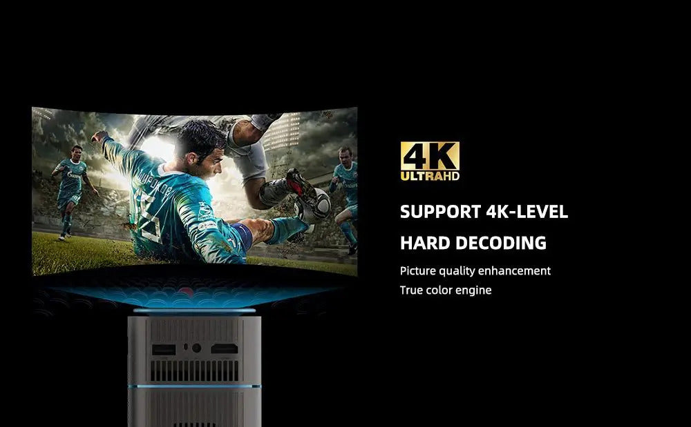 P22 DLP Protable Video Projector Pocket LED 120 ANSI Outdoor ProjectorWiFi