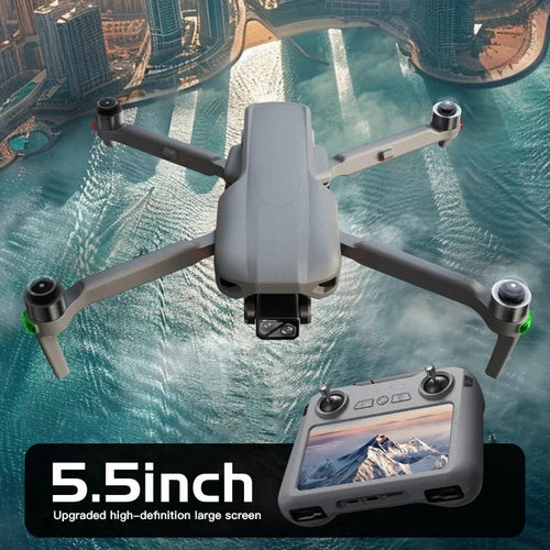 019MAXthree-axis gimbal touch screen controller 5G+relay strong signal super strong standby ultra clear image transmission drone - Anrayshop