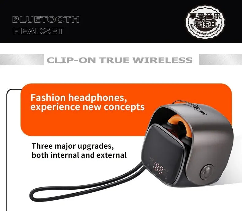 New Portable Mini Earphones Bluetooth 5.3 Earburd Wireless Headphone ENC LED SCREEN HiFi Stereo With Charging Box Gaming