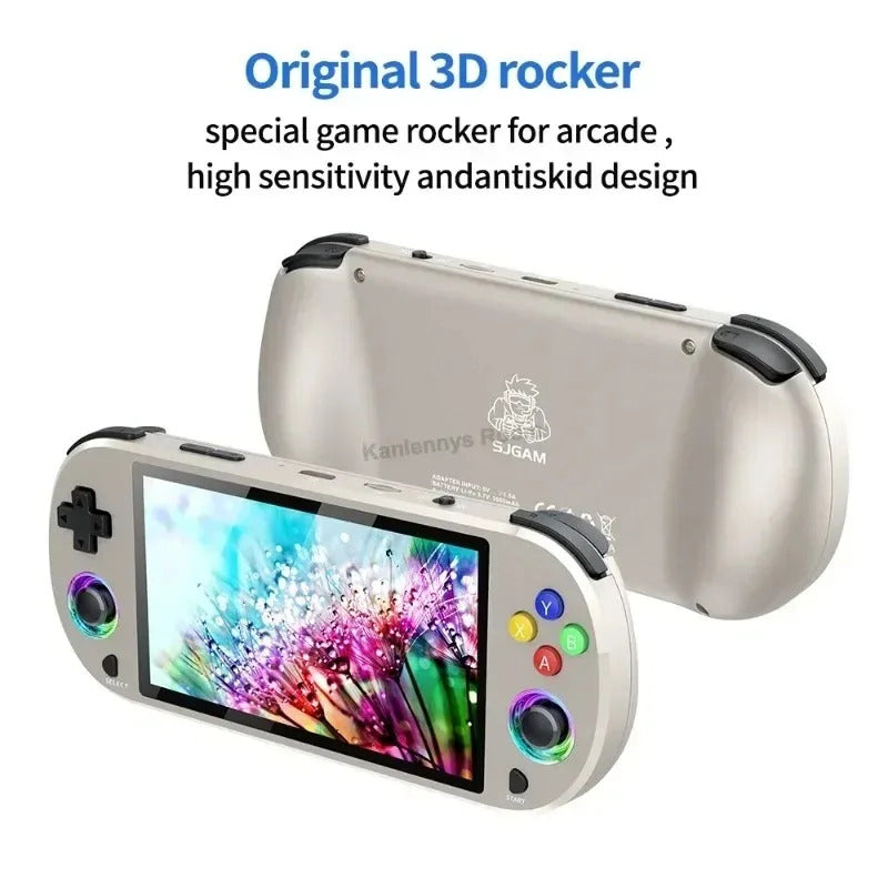 M22pro Retro Handheld Game Console 5.0 Inch HD 1920*1080 IPS Display Screen Support LINUX/Emelec 4.3 for PSP Pocket Video Player