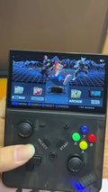 M18 64G/128G Handheld Game Console 20000+/30000+Game 4.3in LCD Screen Retro Video Game Console Birthday Gifts for Boys and Girls Translucent black