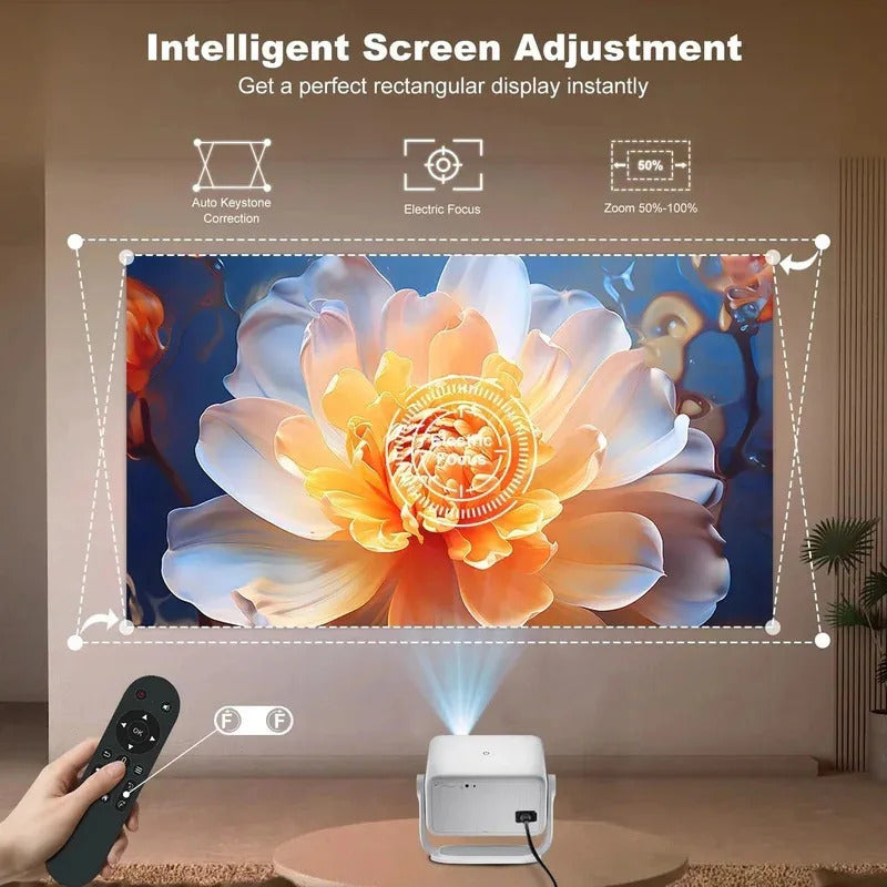 2026New TP350 Projector Smart Native 1080P Free-Style Projection High-quality Android 13 OS 650 ANSI Christmas Decorations