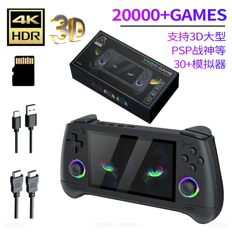 M30 4.3inch IPS screen Video Retro handheld game console nostalgic 30 simulator Forpsp 3D large game 20000+ games RGB color