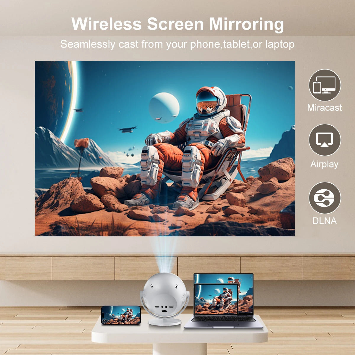 P360 4K Video Projector Native 720P Android11 Wifi BT Allwinner H713 200ANSI Outdoor Home Cinema Auto Keystone Proyector