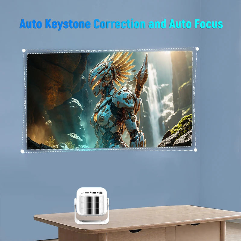 Projector TP300 NTV Android 4K & 1080P Support Auto-Focus WiFi 6 & BT5.2 Portable Outdoor For Home Theater Projector