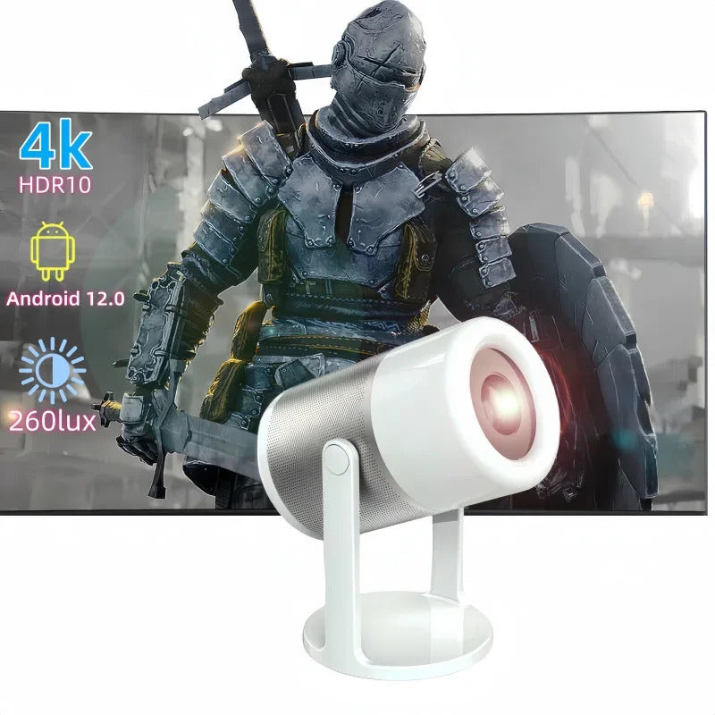 P310 projector 4k high definition cross-border portable barrel type Android highlight projector