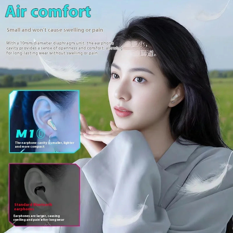 Wireless Fitness In Ear Headphone Wireless Earphones Smart Touch Call Meeting Headphones Bluetooth Earbuds Noise Gaming Earbuds