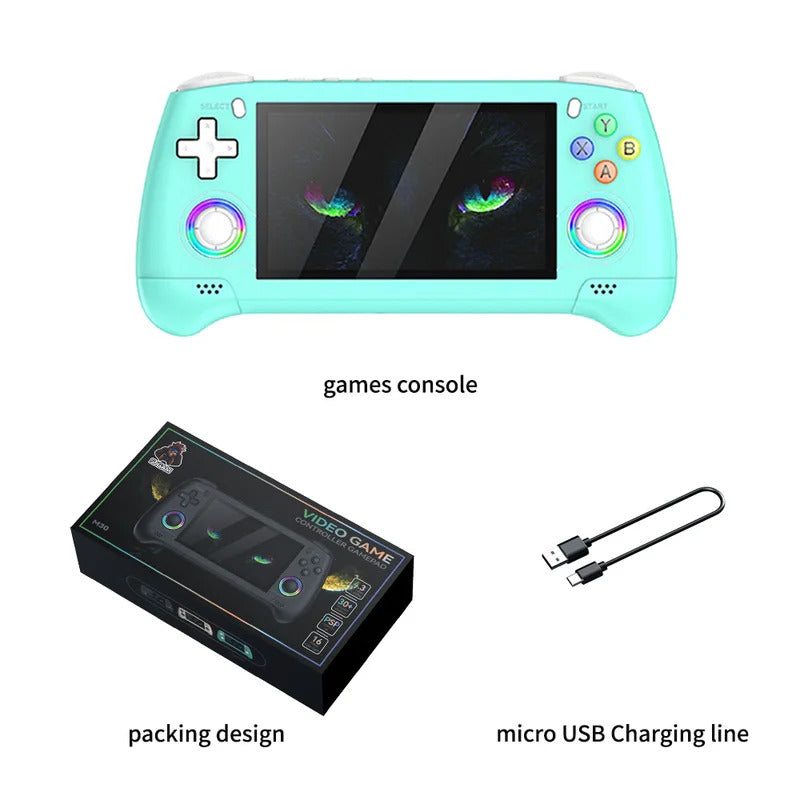 M30 4.3inch IPS screen Video Retro handheld game console nostalgic 30 simulator Forpsp 3D large game 20000+ games RGB color