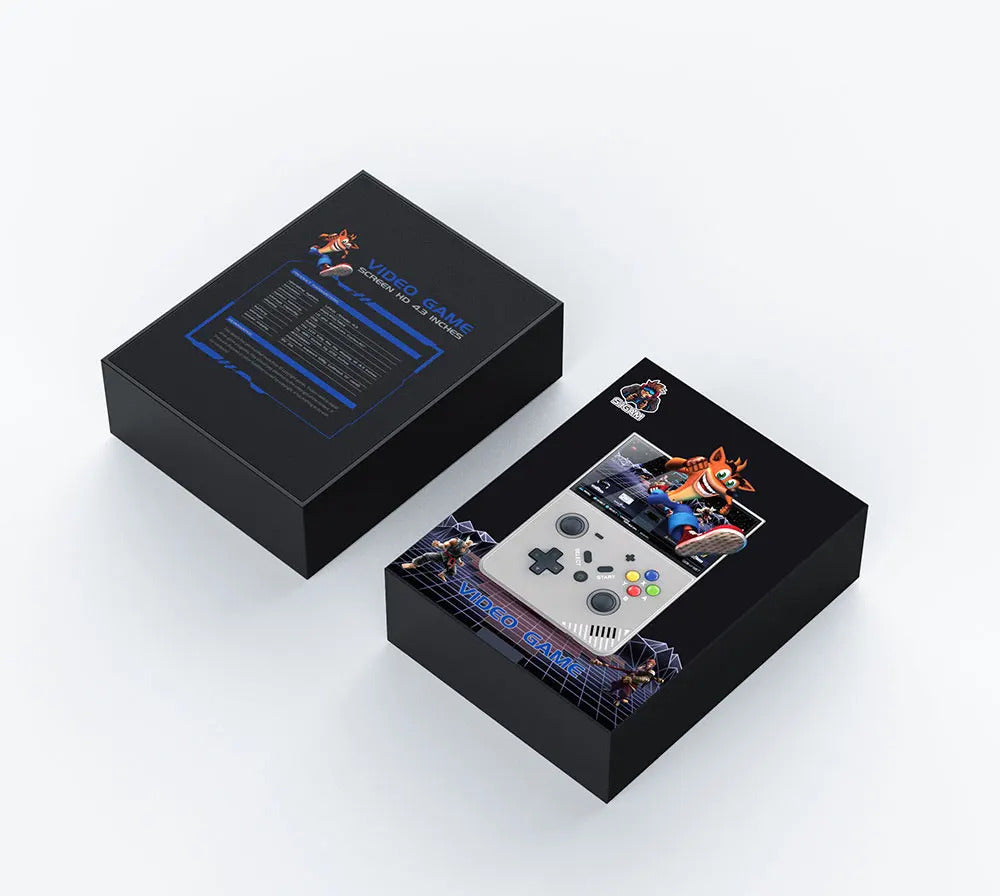 M18 64G/128G Handheld Game Console 20000+/30000+Game 4.3in LCD Screen Retro Video Game Console Birthday Gifts for Boys and Girls