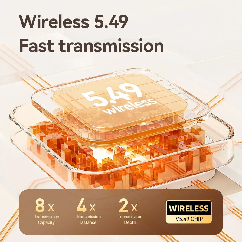 M76 AI Real Time Translation Earbuds OWS Non in Ear Bluetooth 5.4 Earphones with 144 Kinds Languages Simultaneous Interpretation