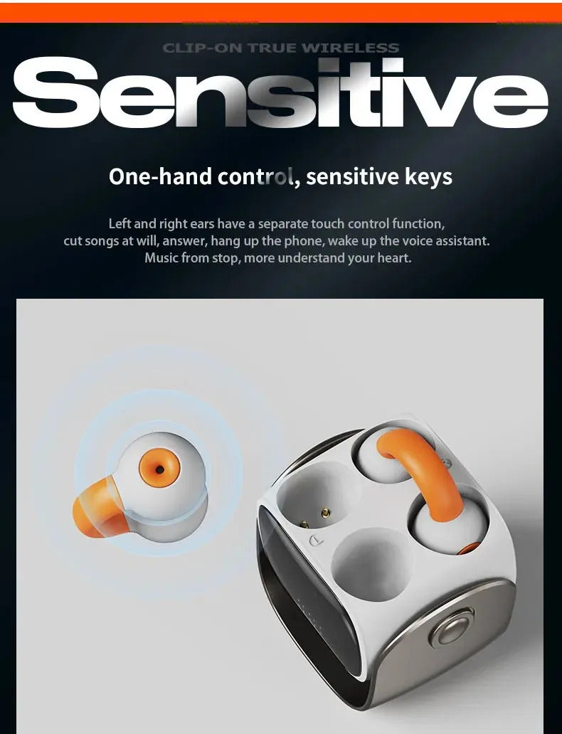 New Portable Mini Earphones Bluetooth 5.3 Earburd Wireless Headphone ENC LED SCREEN HiFi Stereo With Charging Box Gaming