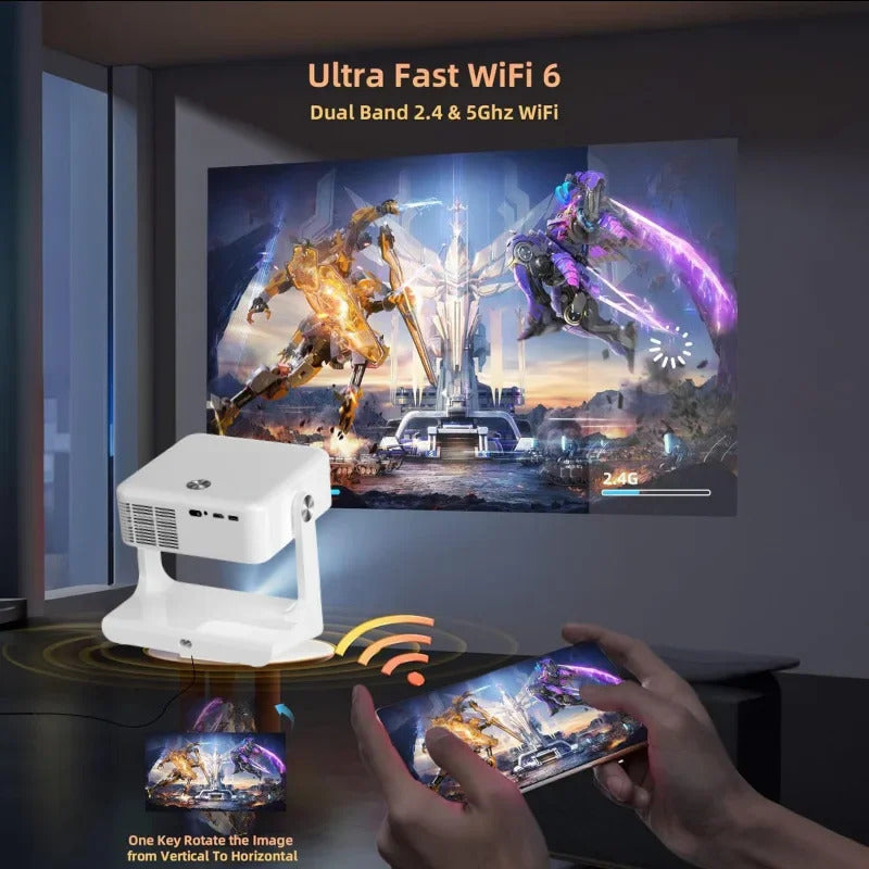 Popular D1projector home autofocus wifi genuine NETFLIX portable smart projector