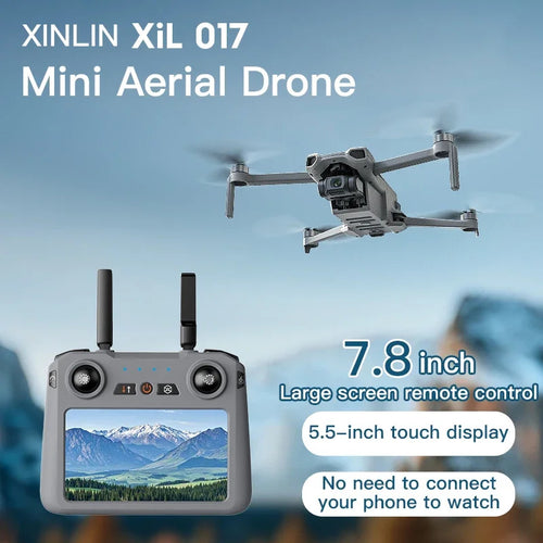 017 5G relay strong signal color screen image transmission optical flow 8K ultra clear three-axis gimbal unmanned aerial vehicle - Anrayshop