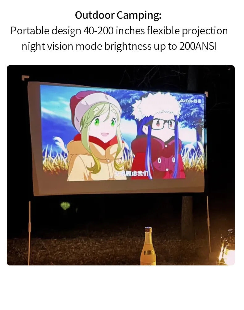 XH269 projector 1080P high definition 4K home theater wall projection portable projector