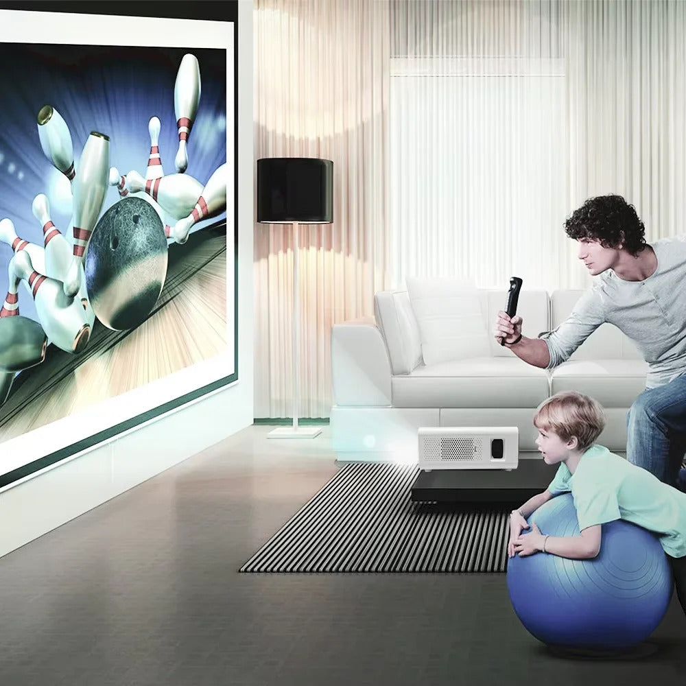 X1 HD Movie Projector 600ANSI Lumens 1080P Support 4K Video Auto-Focus Android Home Theater WiFi Beamer For Homestay Hotel