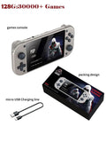 M17 Handheld Video Game Console 64G 128G Open Source Linux System 4.3inch Screen Portable Pocket Video Player Retro Gaming Conso 128G US
