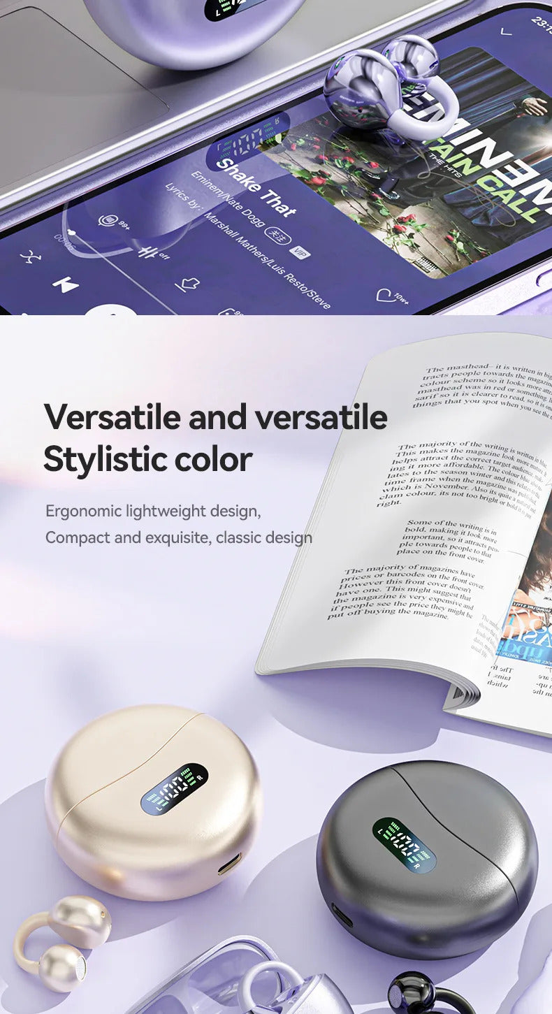 M79 popular translation Bluetooth headset clip-on high-quality bone conduction wireless Bluetooth headset