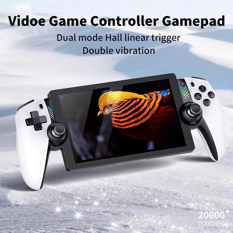 M28 Retro Handheld Game Console 7.1 Inch LCD HD Screen 30+ Emulators 128G 4000mAh PS2 3D Dual Analog Stick God of War Classic