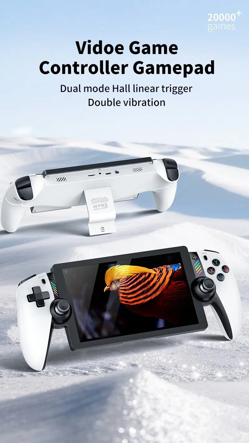 M28 Retro Handheld Game Console 7.1 Inch LCD HD Screen 30+ Emulators 128G 4000mAh PS2 3D Dual Analog Stick God of War Classic