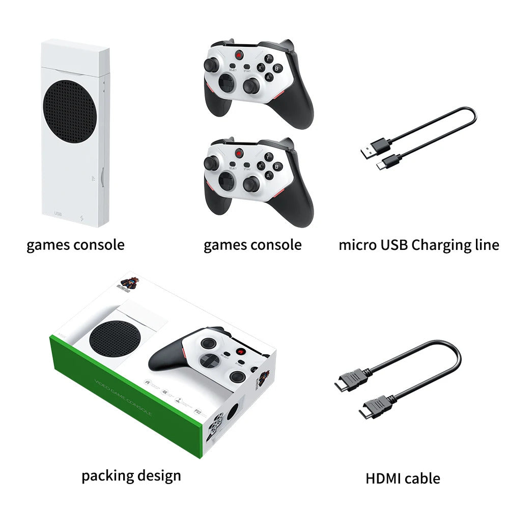 Update Retro Video Game Console M88 Wireless Console Game Stick 4k 20000 Game 128G Portable for ps2 etc30+simulators