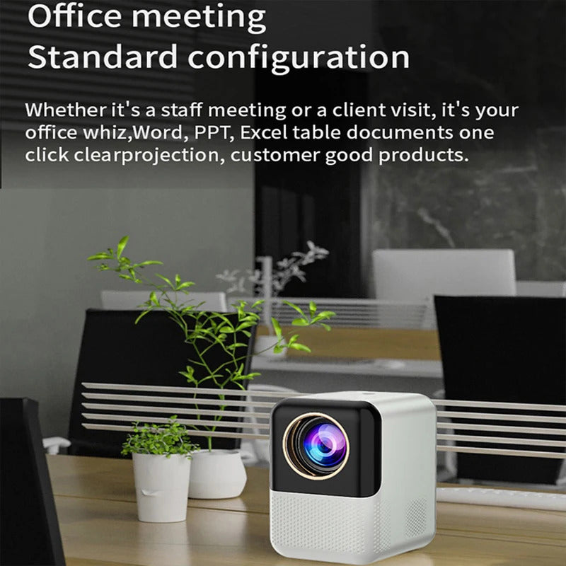 P700 Projector 4K Ultra HD 1080P Android 10 350 ANSI Lumens Wi-Fi 6 BT 5.2 Auto Keystone Suitable for Home & Outdoor Fun