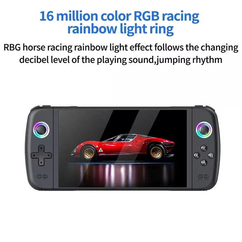 M27 Handheld Game Console 7.0 Inch Big Screen 64GB 20000+Games Portable Pocket Retro Handheld Video Game Console LINUX