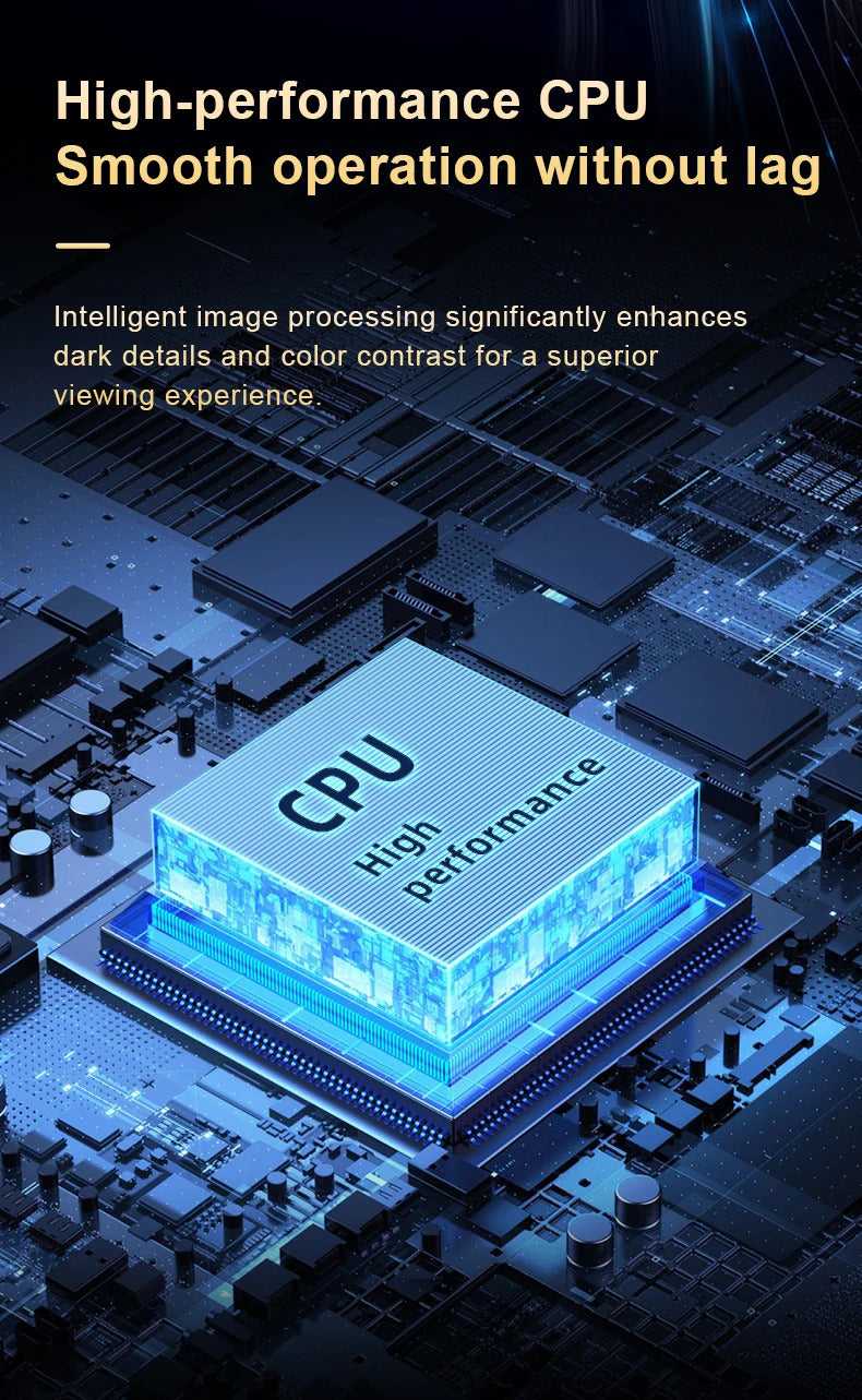 Original TS-6 Smart projector Hidden Lift Gimbal Projector 2.4G 5G WIFI BT High Brightness Home Theater 100 Inch Screen