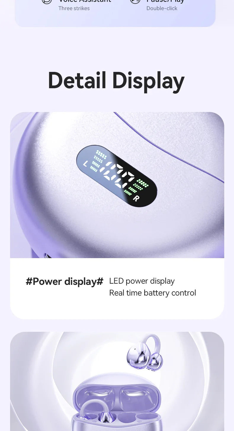 M79 popular translation Bluetooth headset clip-on high-quality bone conduction wireless Bluetooth headset