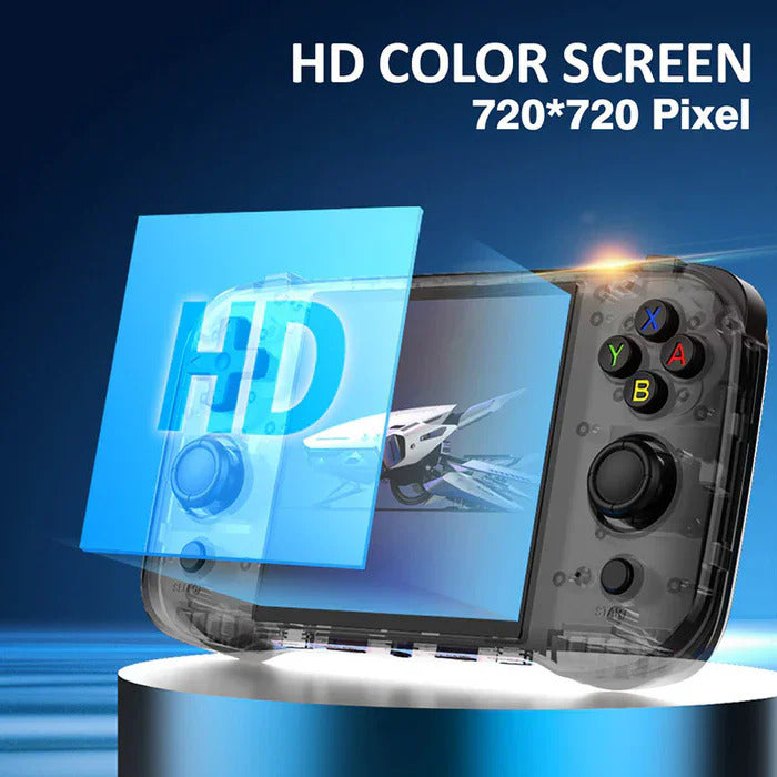 R46S 4.0inch IPS Screen Retro Handheld Game Console Linux System RK3566 Quad-core 4000mAh Battery Support 2.4G WiFi + BT