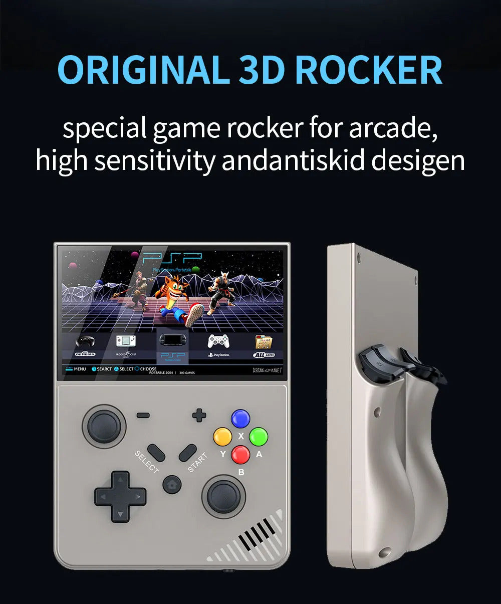 M18 64G/128G Handheld Game Console 20000+/30000+Game 4.3in LCD Screen Retro Video Game Console Birthday Gifts for Boys and Girls