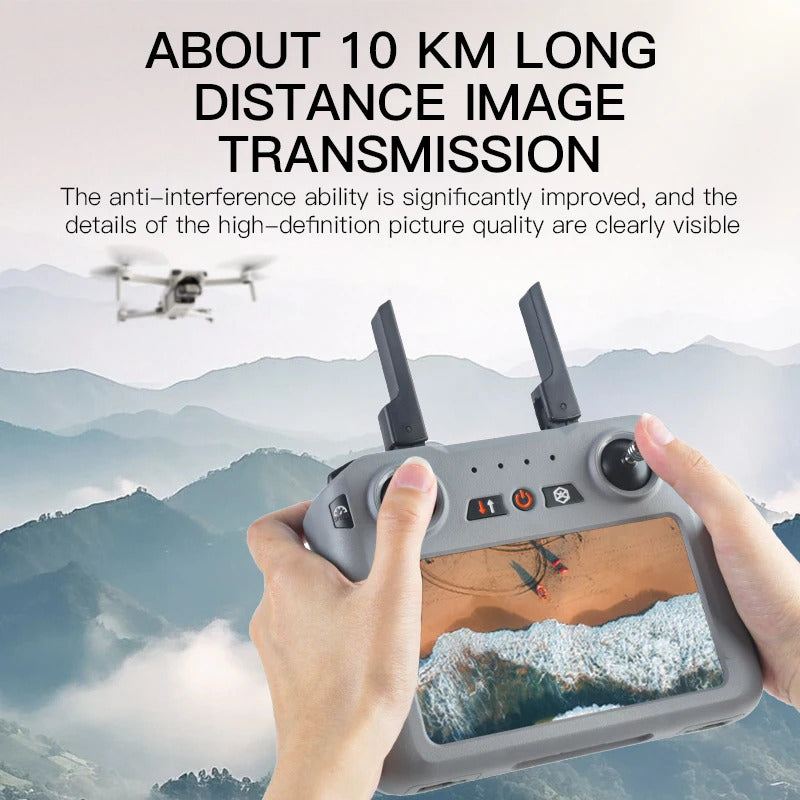 017 5G relay strong signal color screen image transmission optical flow 8K ultra clear three-axis gimbal unmanned aerial vehicle - Anrayshop