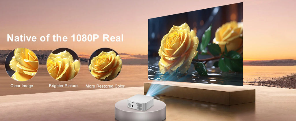 Salange Netflix Officially Licensed Android 13 P92MAX Smart 4K Projector 1080p Native Dual WiFi BT5.2 12000L Elec Focus HD Movie