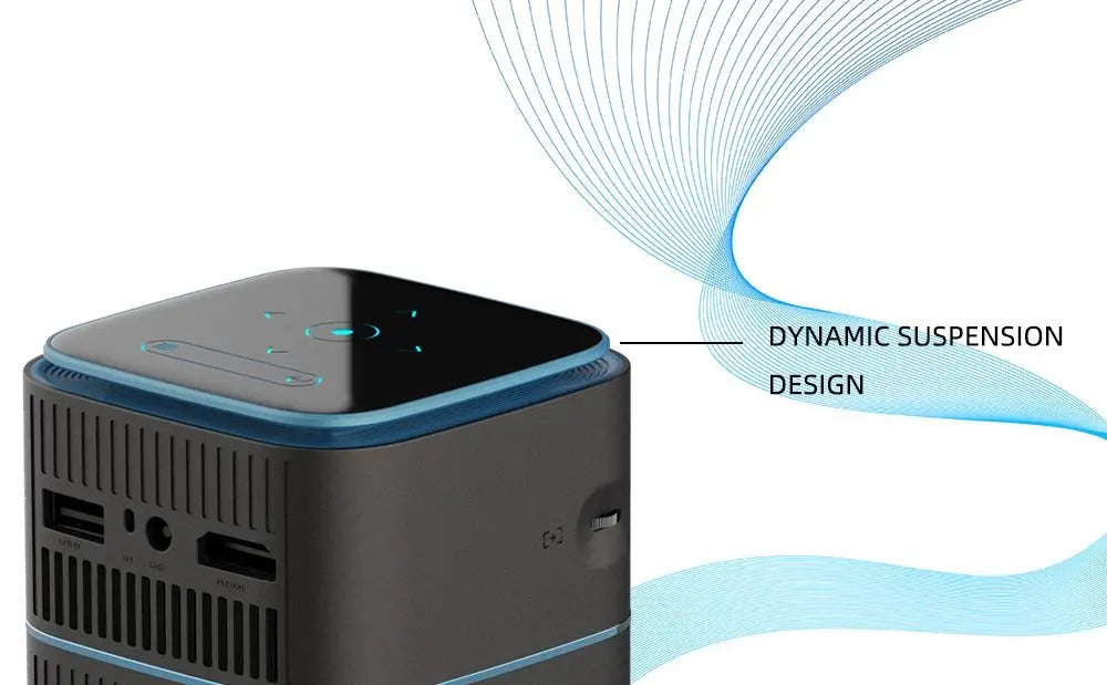 P22 DLP Protable Video Projector Pocket LED 120 ANSI Outdoor ProjectorWiFi