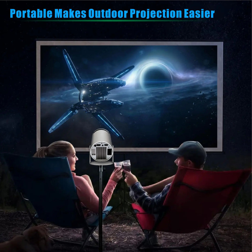 Magcubic HY300 Pro+ 4K Android 11 Portable Projector 8000 Lumens WiFi 6 BT5.4 Outdoor Theater 5W HiFi Speaker 720P HD Supported