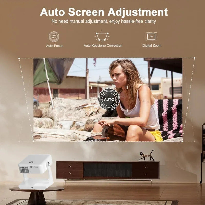 Popular D1projector home autofocus wifi genuine NETFLIX portable smart projector