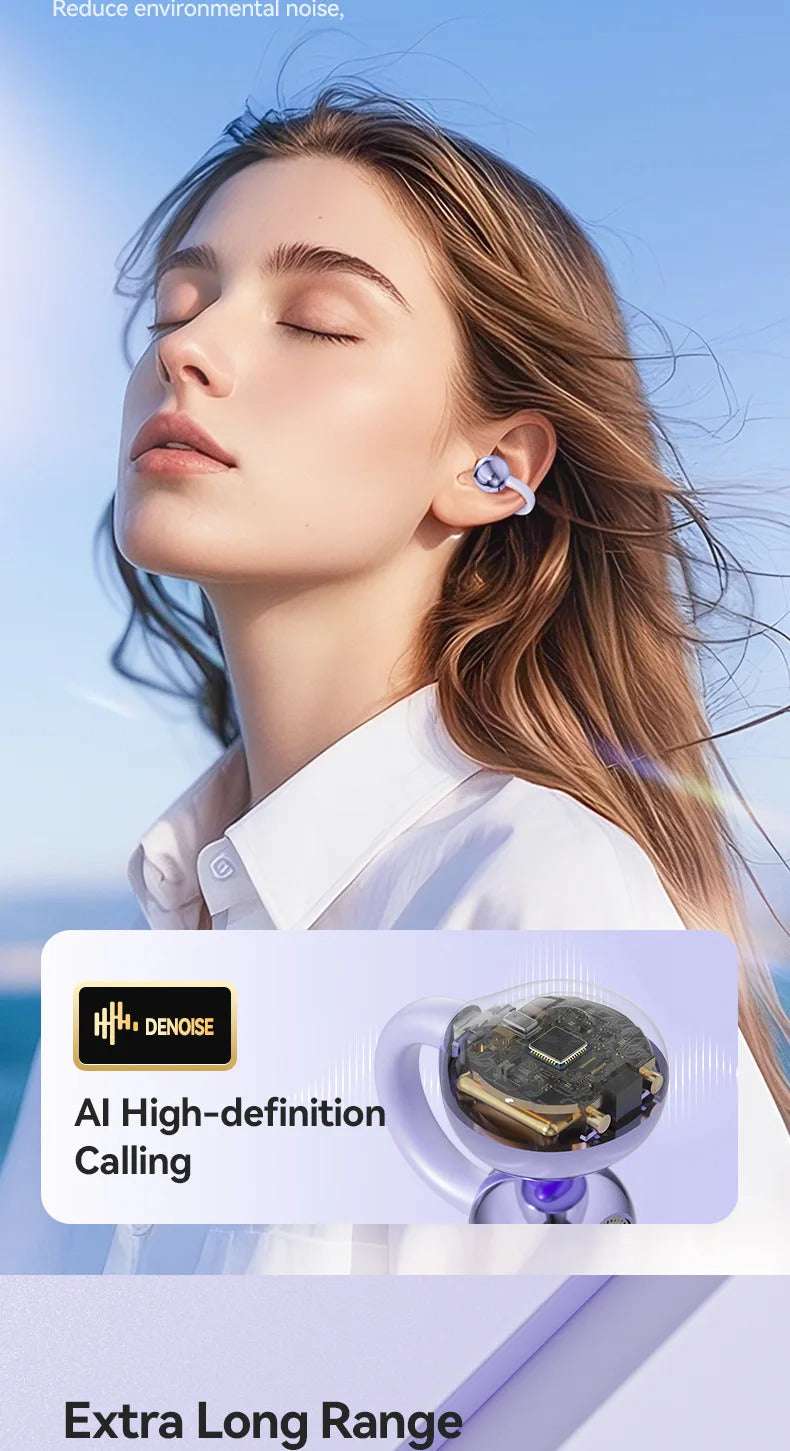 M79 popular translation Bluetooth headset clip-on high-quality bone conduction wireless Bluetooth headset