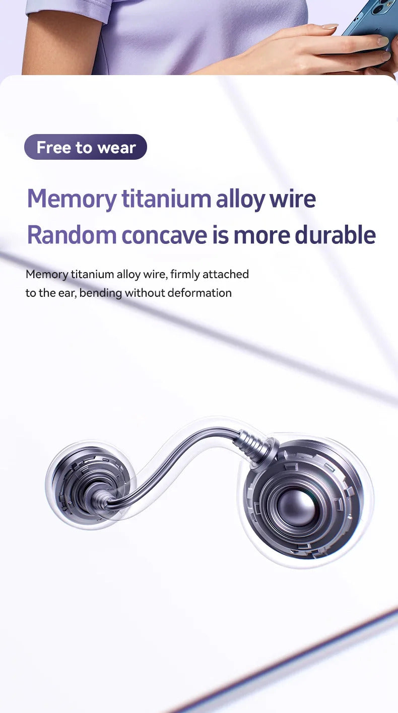 Wireless M97 TWS Ear Clip Earbuds GAS Conduction Headphones Bluetooth Call Noise Reduction Earphone HIFI Stereo Sports Headsets