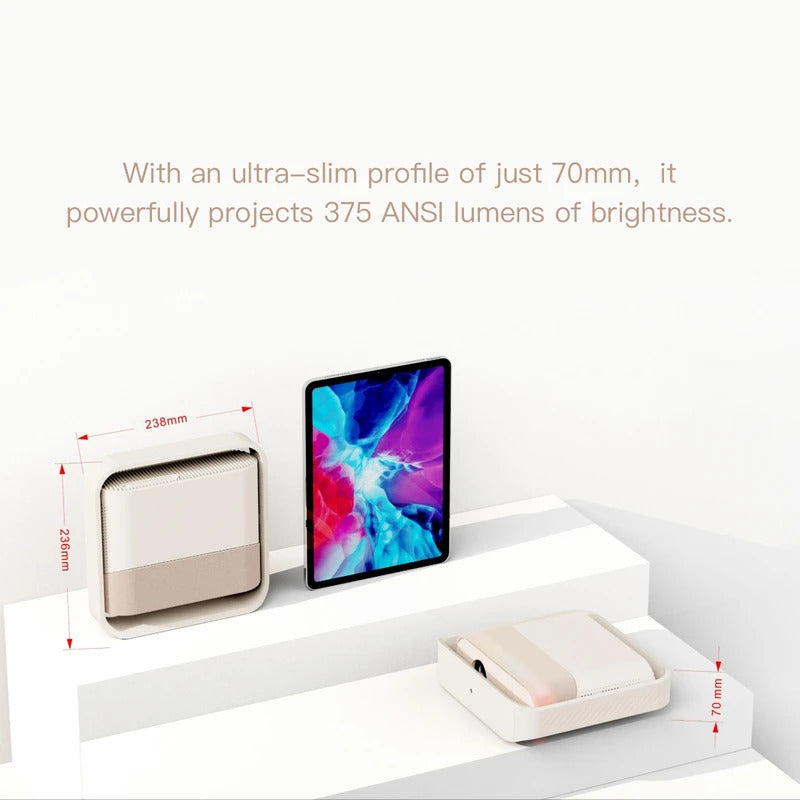 P40 Portable Projector 4K HD Native 1080P 500 ANSI Support Dolby Audio for Cinema Outdoor 2026 New LCD Proyector