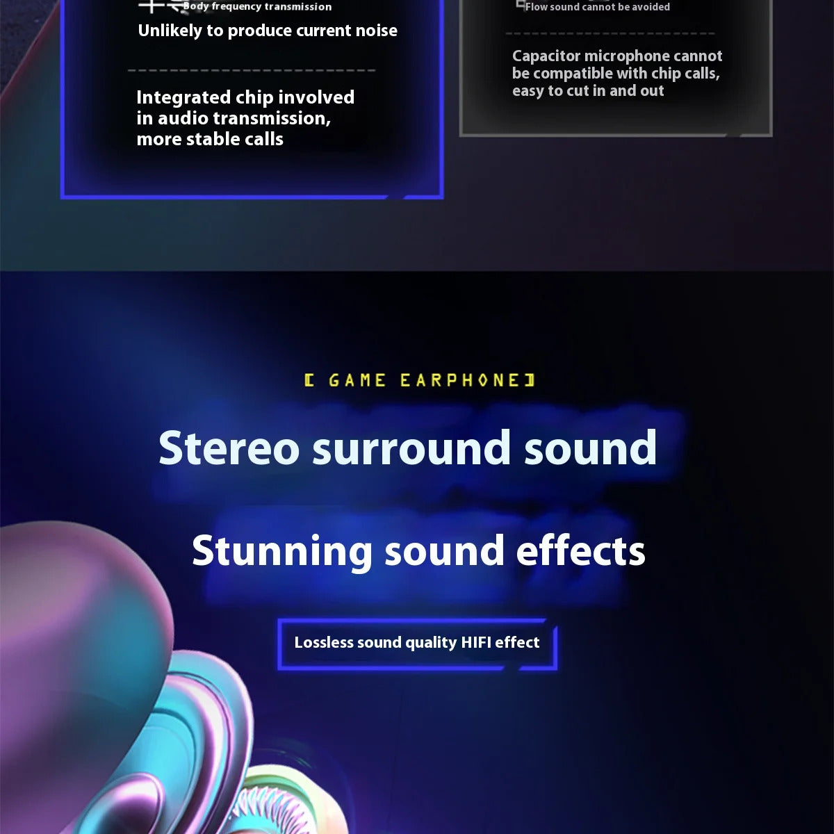 Wireless Fitness In Ear Headphone Wireless Earphones Smart Touch Call Meeting Headphones Bluetooth Earbuds Noise Gaming Earbuds